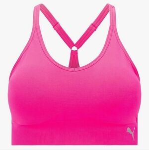 Puma Women's Vibrant Pink Sports Bra